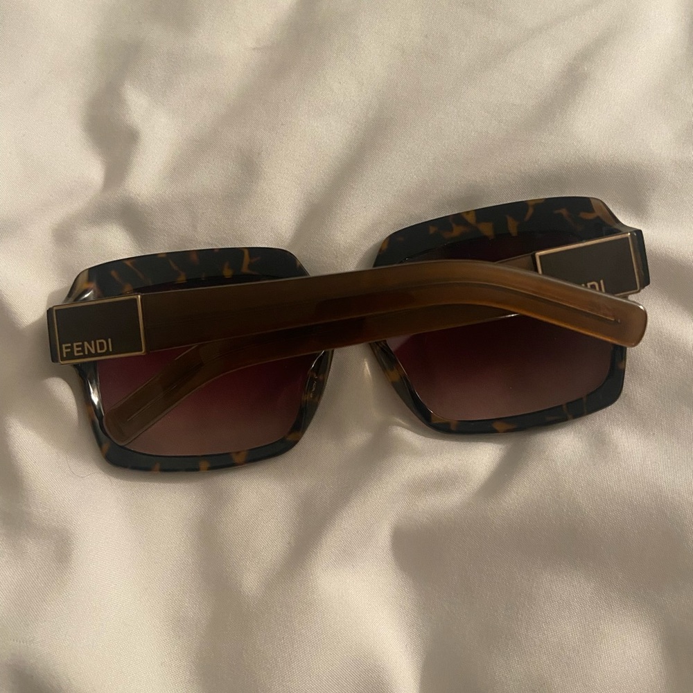 Fendi square sunglasses brown/ tortoise